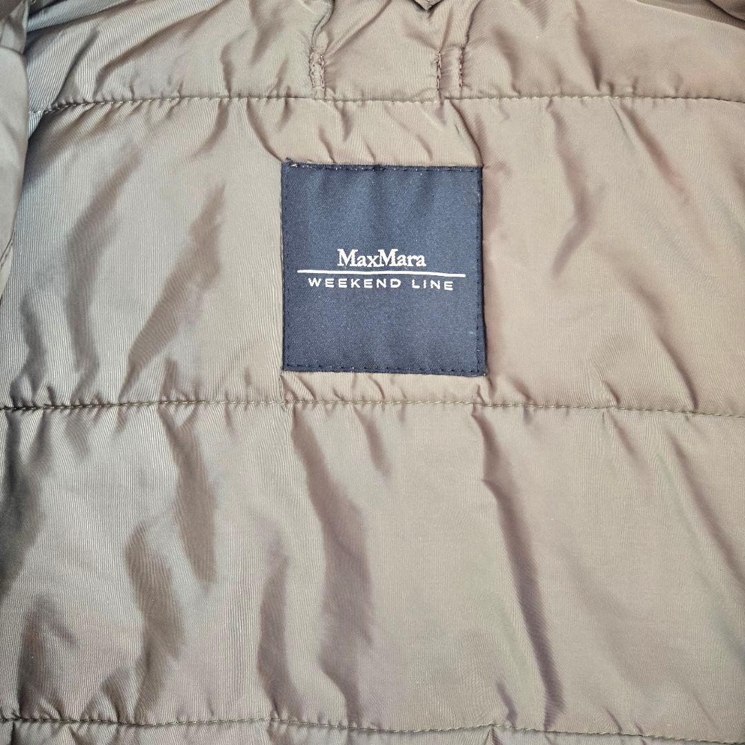 Max Mara Weekend Line ダウンベスト 38 カーキ　美品
