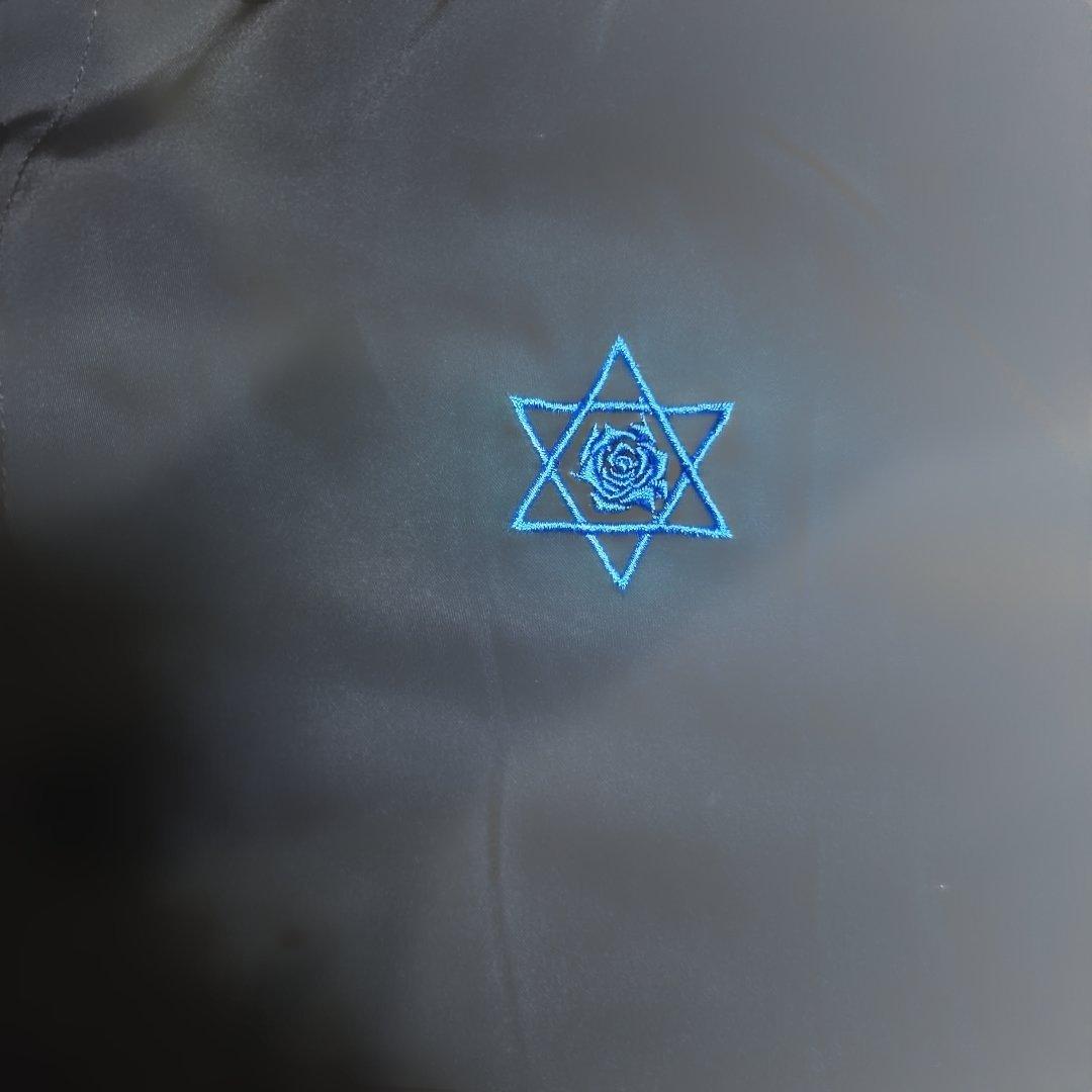 サイコネーション 蝶振袖 和洋折衷シャツ 46 黒 青 地雷 サブカル