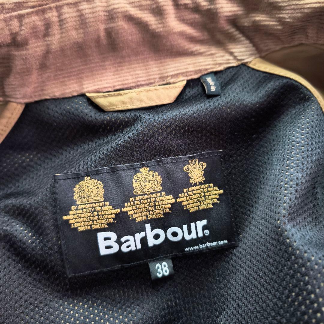 Barbour　バブアー　ノンオイル　ビデイル　38 キャメル