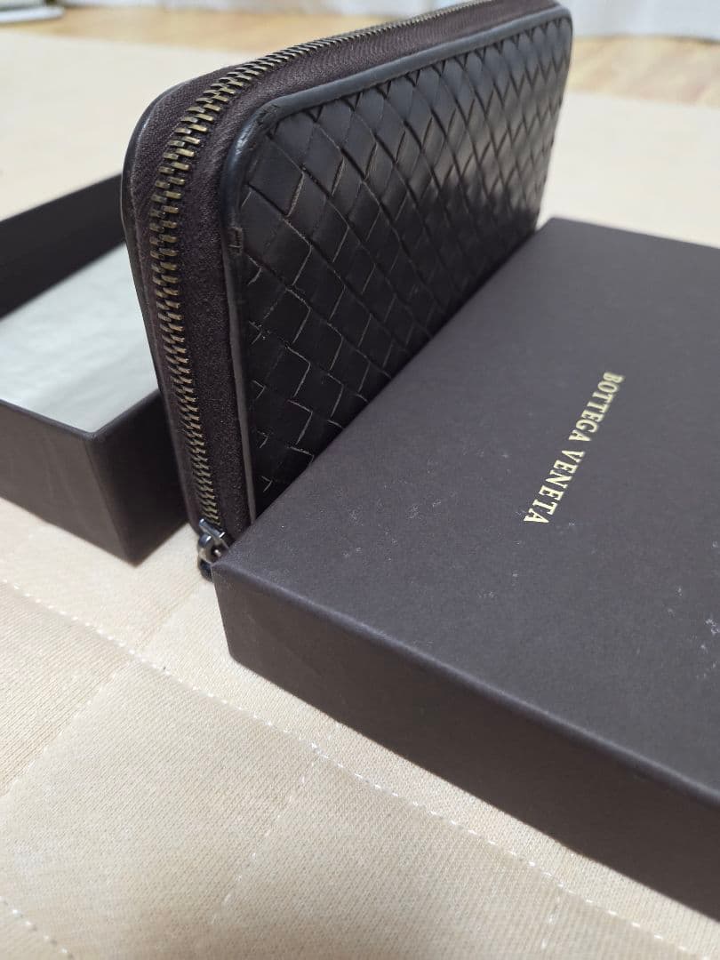 BOTTEGA VENETA 茶色 長財布