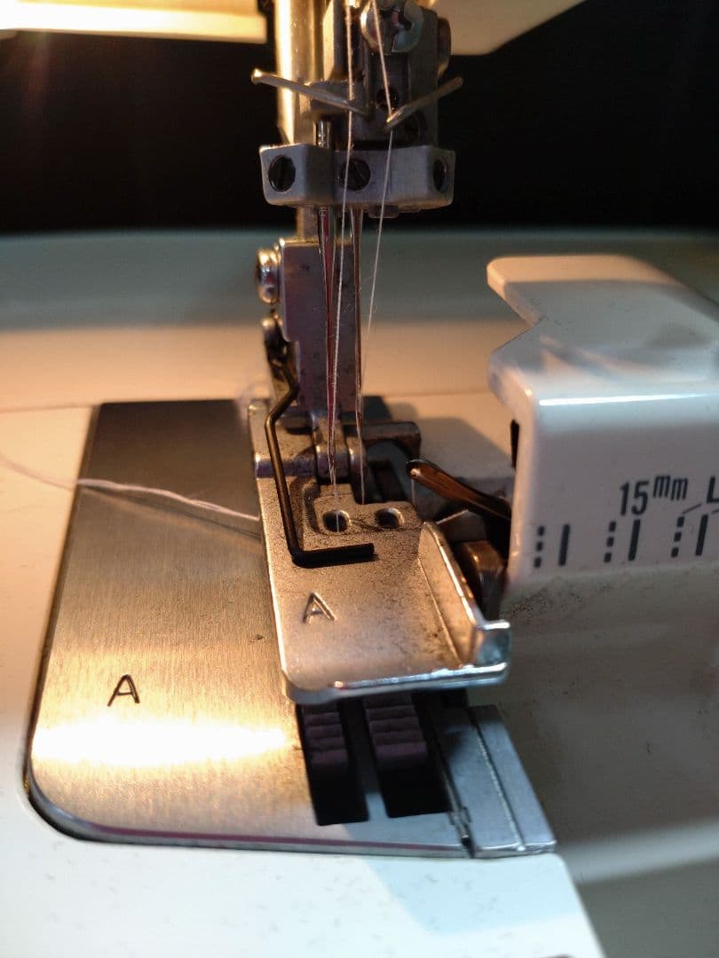 稀少！試縫い済み！　５本オーバーロック　マイロックコンピューター270A