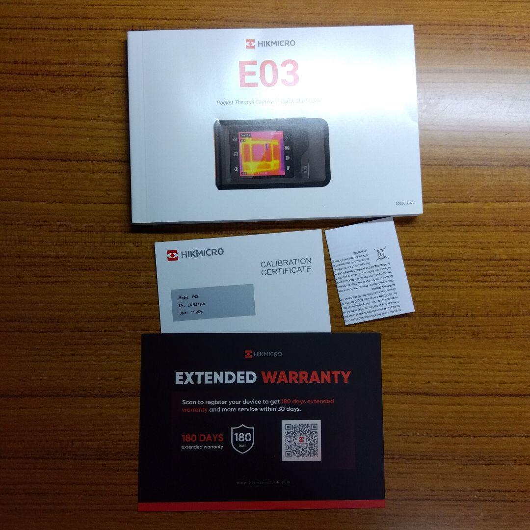 サーモカメラ　HIKMICRO E03