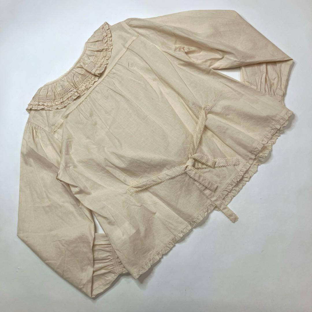 【新品未使用】ピンクハウス 生成 ピコフリル 豪華オーバーブラウス/2024年