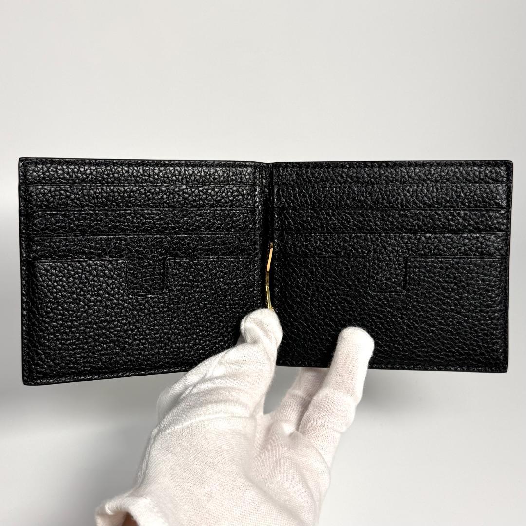 小物 TOM FORD SOFT LEATHER MONEY CLIP WALLET