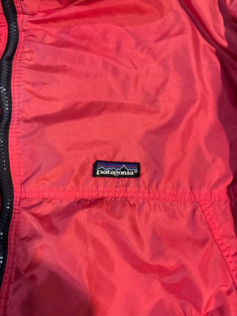 【USA製】Patagonia フリースライナー ナイロンジャケット レッド M