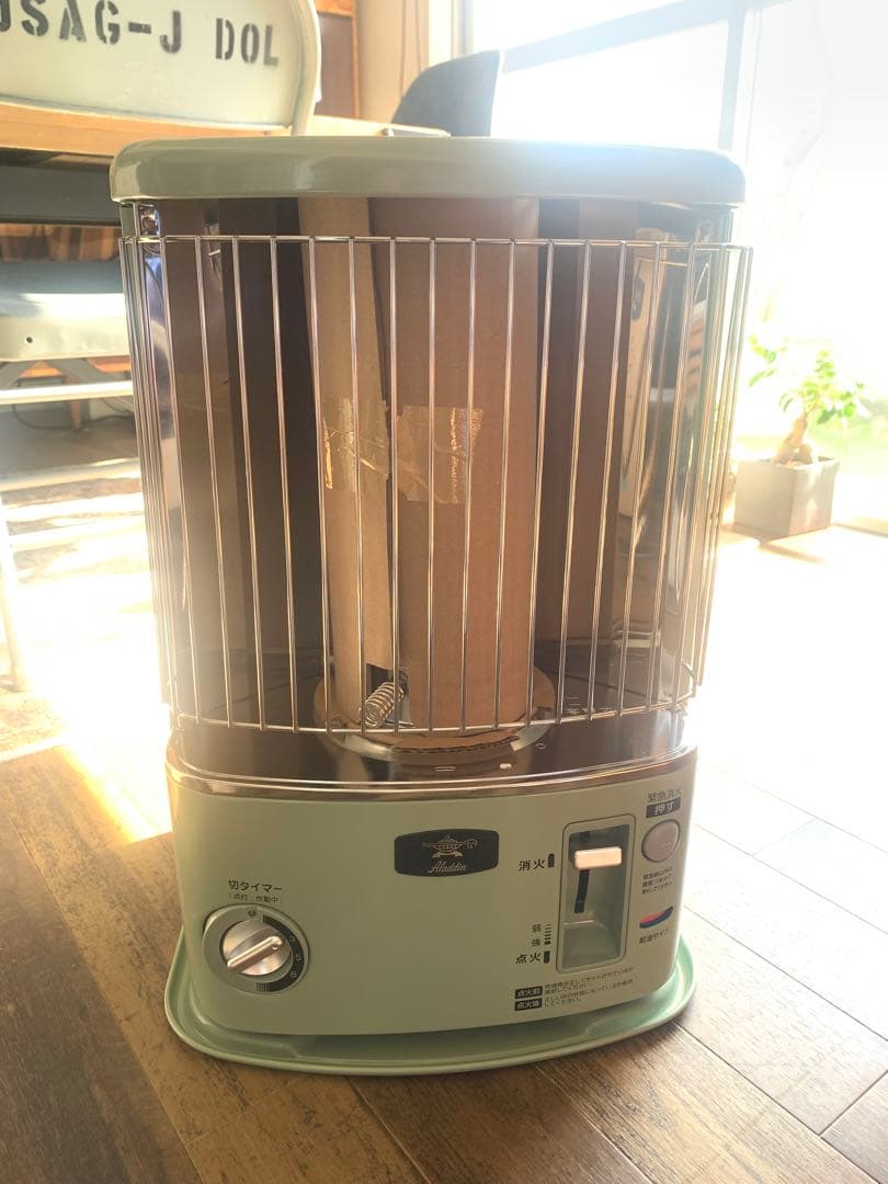 美品　アラジン 石油ストーブ CAP-U269 ミントグリーン 2023年製