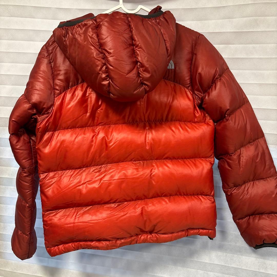ス*マ様 THE NORTH FACE フード付きダウンジャケット ヌプシ レッ