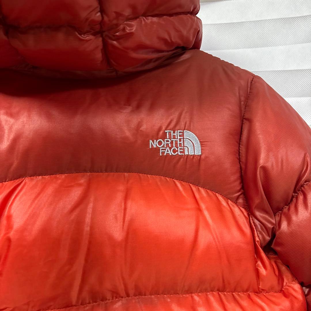 ス*マ様 THE NORTH FACE フード付きダウンジャケット ヌプシ レッ
