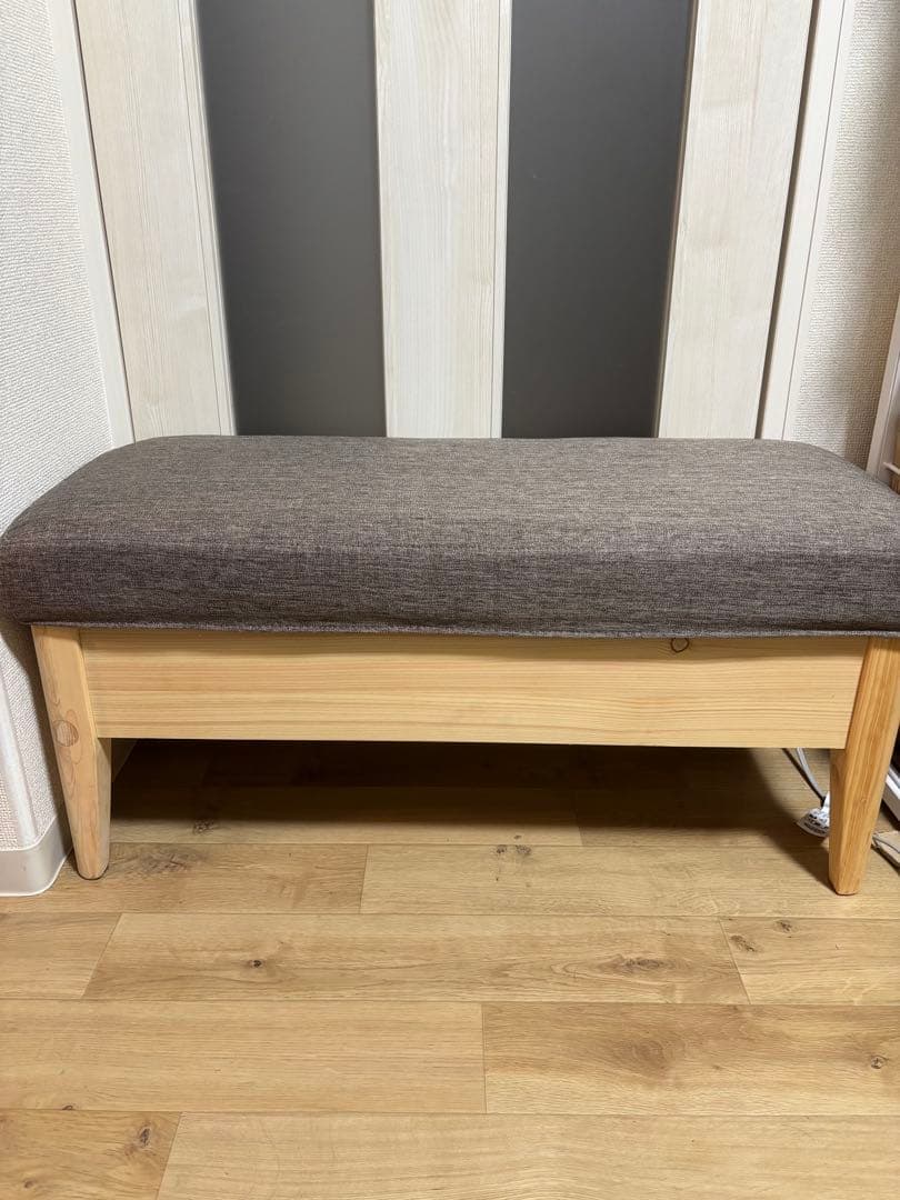 ベンチチェア① 収納あり