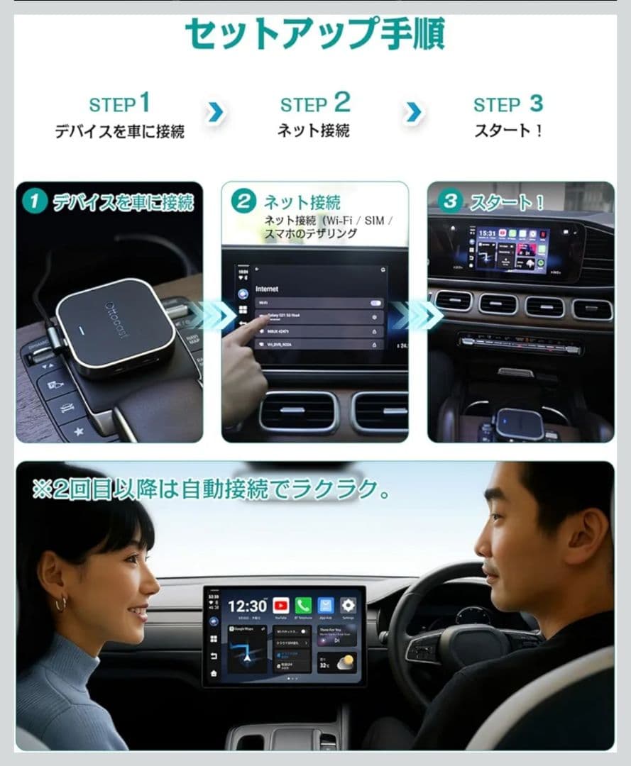 新品 Ottocast OttoAibox E2 オットキャスト