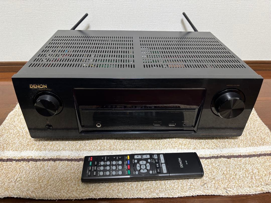 実動品デノン7.2chAVR-X1100W-K Bluetooth／ハイレゾ対応