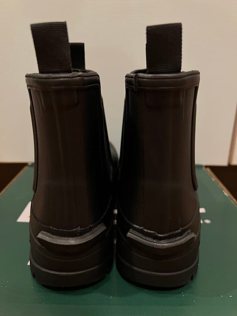 美品 Barbour レインブーツ ブラック