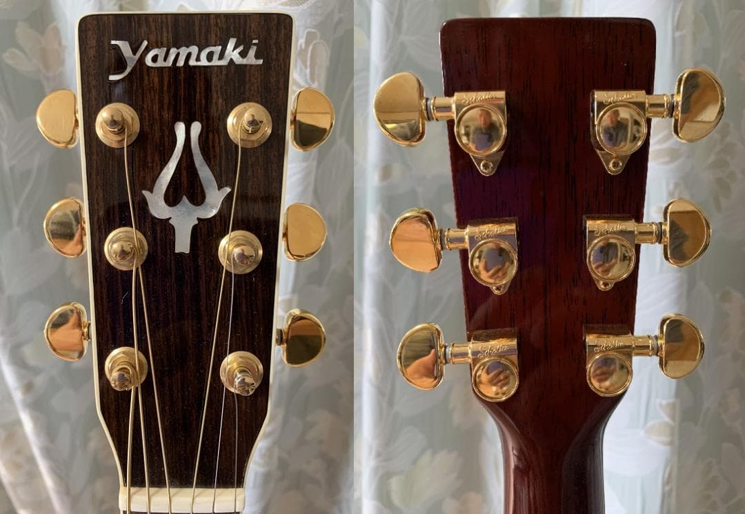 【9月30日迄】 Yamaki オール単板 YW-80 シャーラー製ゴールドペグ