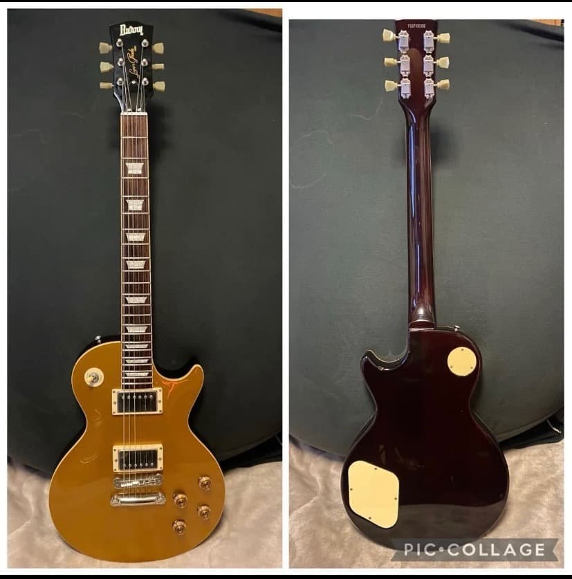 ギ*年様 Burny Super Grade レスポールタイプ ゴールドトップ