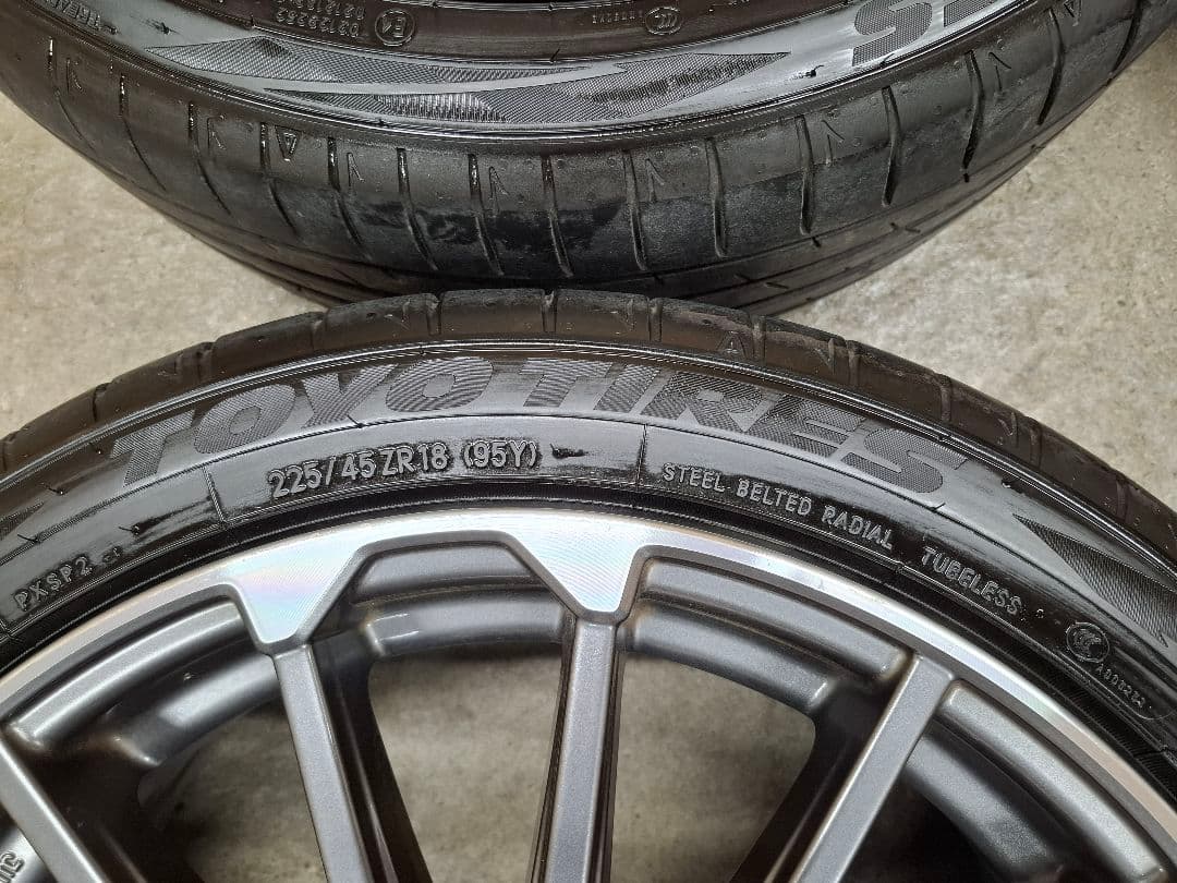 スバル レヴォーグ STIスポーツ 純正 ホイールタイヤ 2024年　送料込み