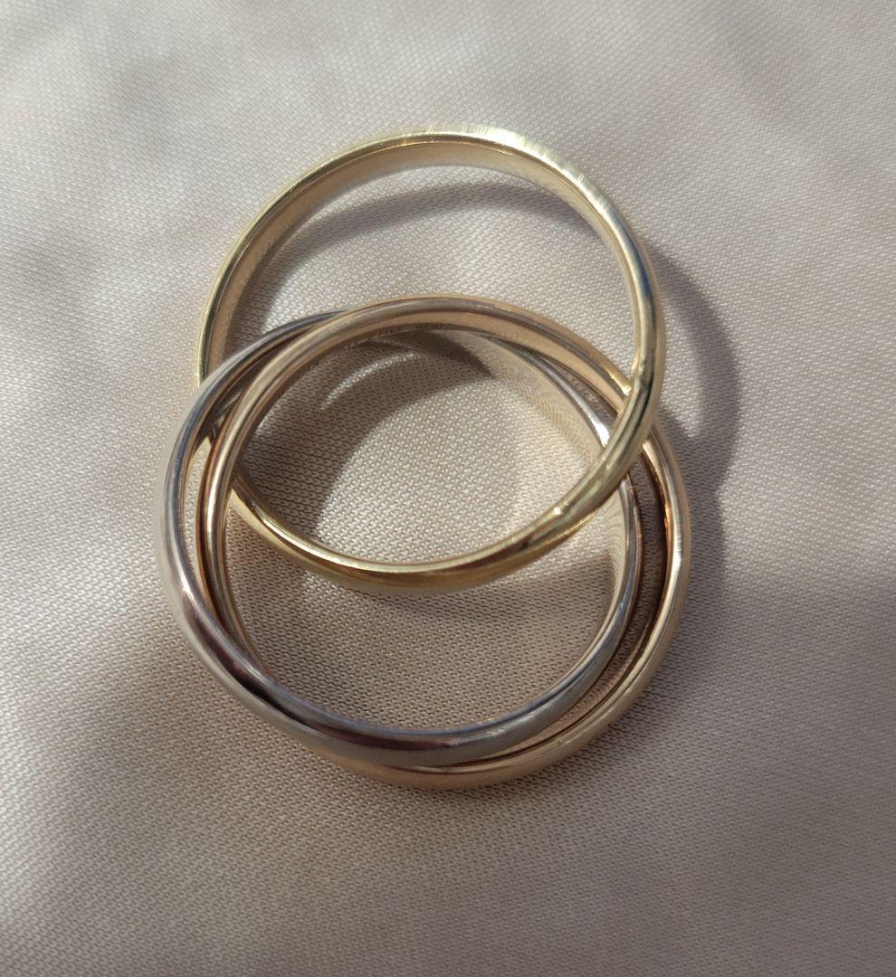 【美品】カルティエ トリニティリング クラシック　57 【17号 】