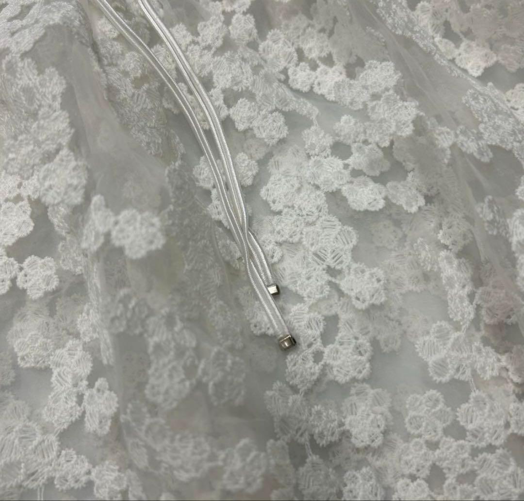 IENA フラワーエンブロイダリー キャミソール