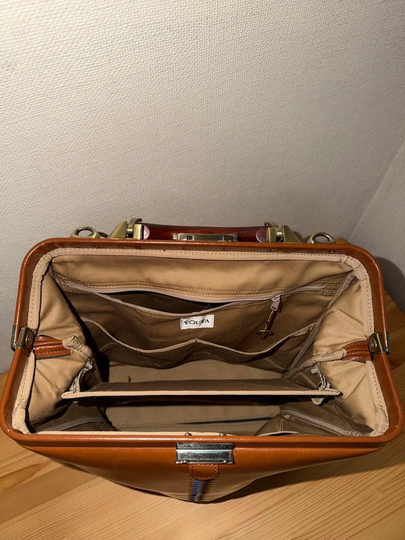 【極美品・カリン木手】豊岡鞄 YOUTA ヨータ ダレスバッグ ビジネスリュック
