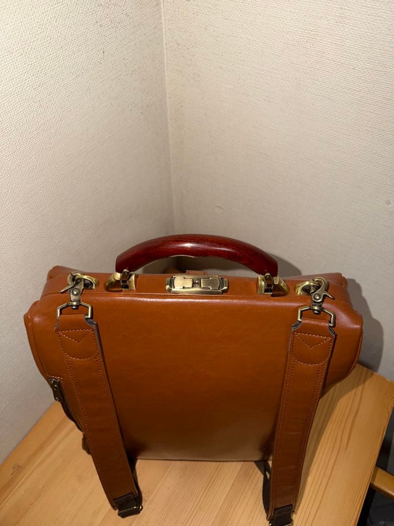 【極美品・カリン木手】豊岡鞄 YOUTA ヨータ ダレスバッグ ビジネスリュック