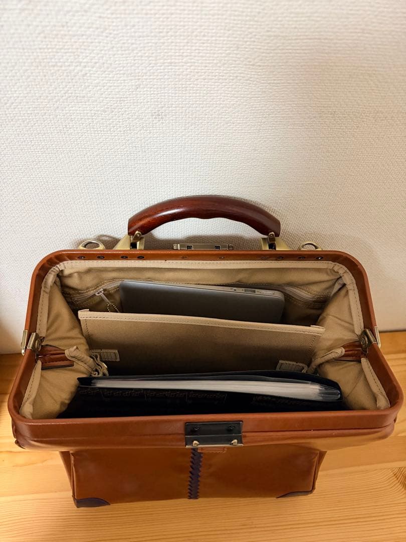 【極美品・カリン木手】豊岡鞄 YOUTA ヨータ ダレスバッグ ビジネスリュック