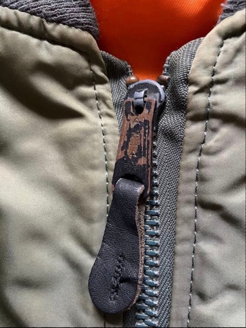 MA-1 アルファ 90's ミリタリーフライトジャケット 希少 L アメリカ製