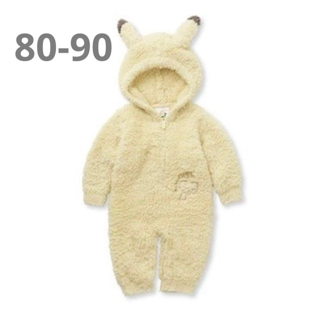 【美品】ジェラートピケ ベビー ロンパース ピカチュウ 80-90サイズ