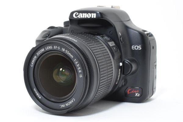 ★美品★キヤノン EOS Kiss X2 18-55mm セット#583584