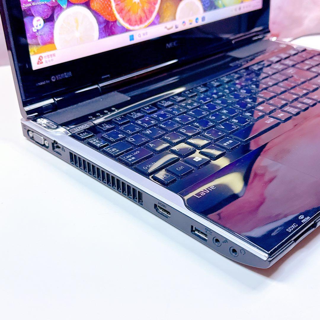 ❤️新品SSD＆i7搭載で爆速❤️windows11ノートパソコン カメラオフィス