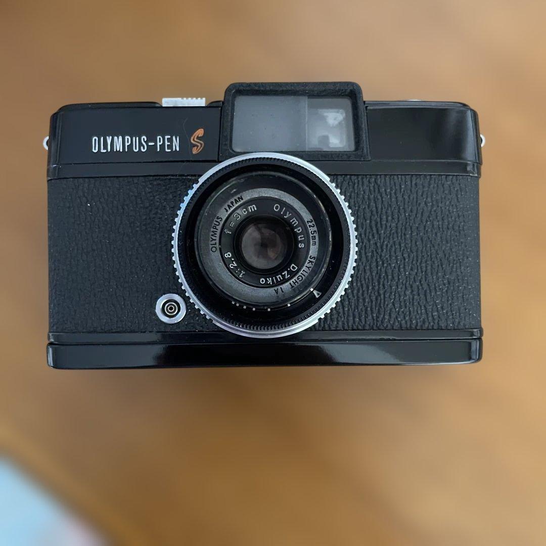 最終値下げ　OLYMPUS-PEN S ブラック専用フィルター&フード付き
