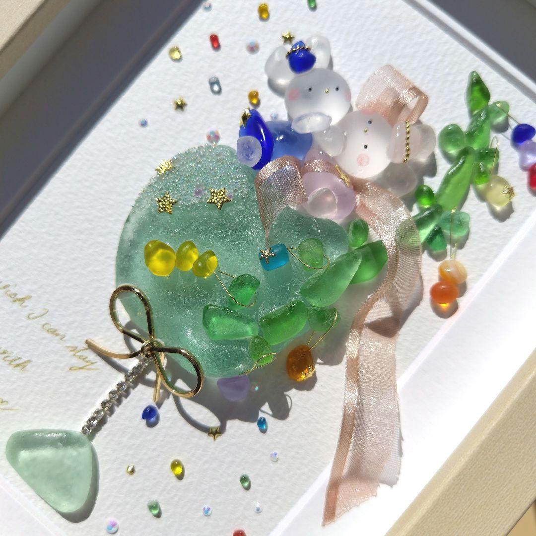 シーグラスアート『 七夕カクテル.。.:*☆』他3点