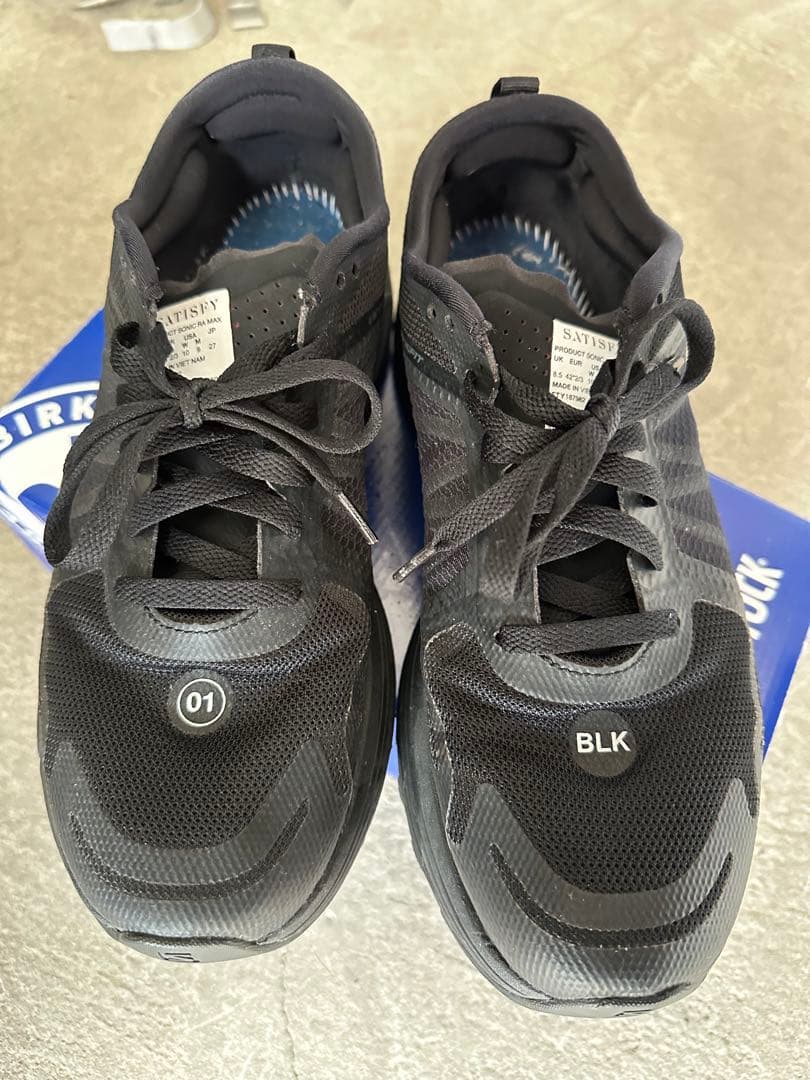 satisfy running salomon サティスファイ　27cm