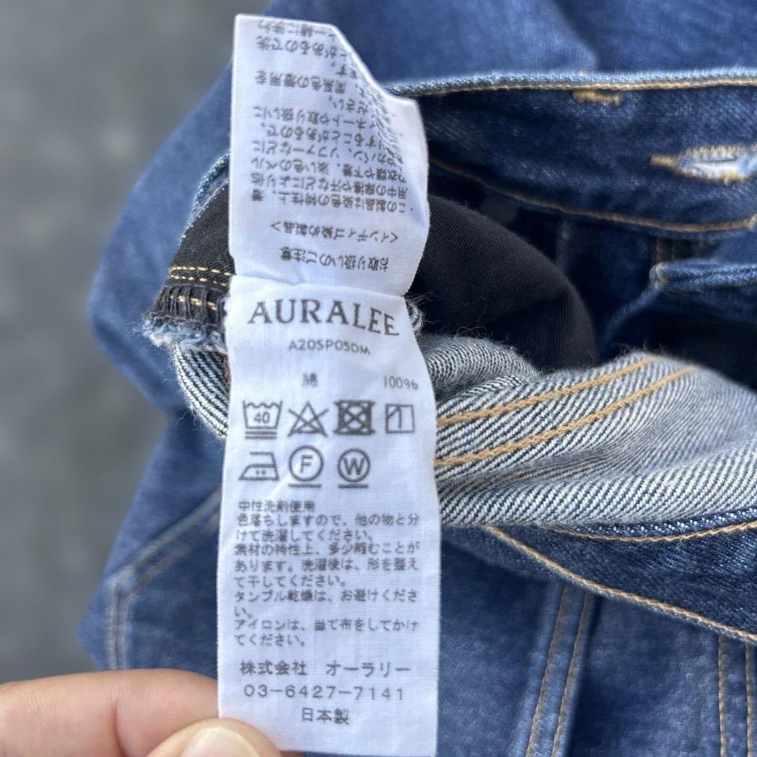 パンツ AURALEE HARD TWIST DENIM 5P PANTS SIZE25