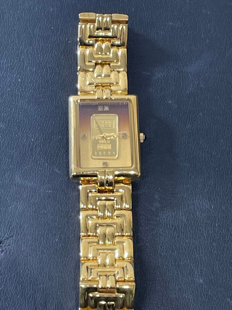 【エルジン】純金インゴット1g ・ダイヤ　スイスバンク　1g