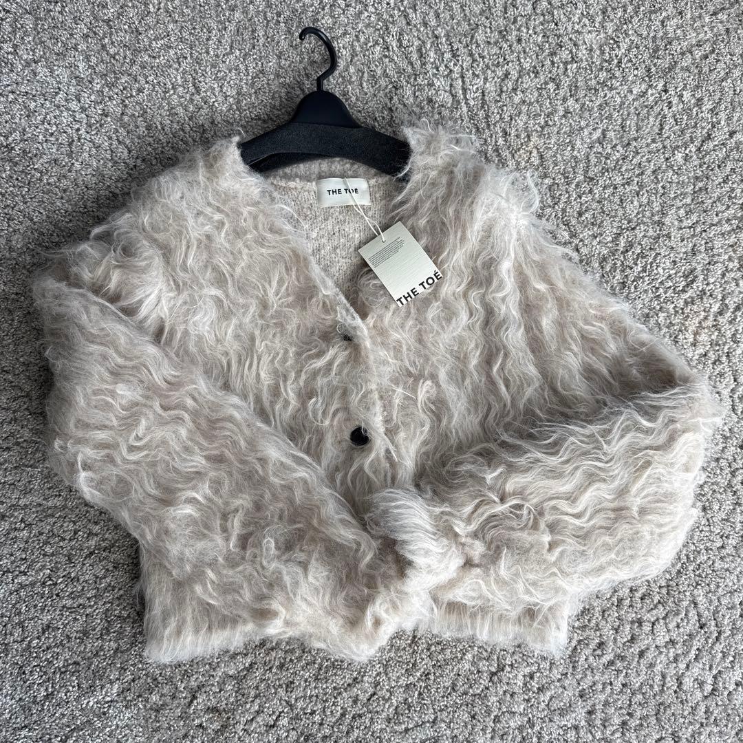 THE TOE シャギーニットカーディガン 現行品