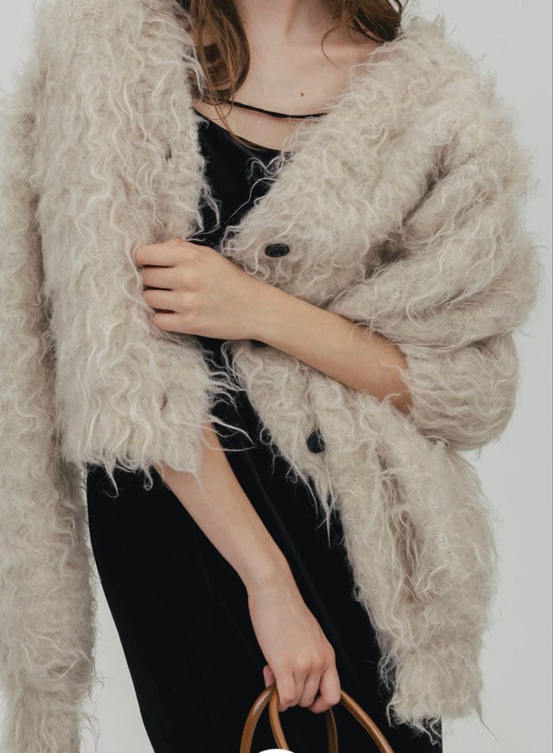 THE TOE シャギーニットカーディガン 現行品