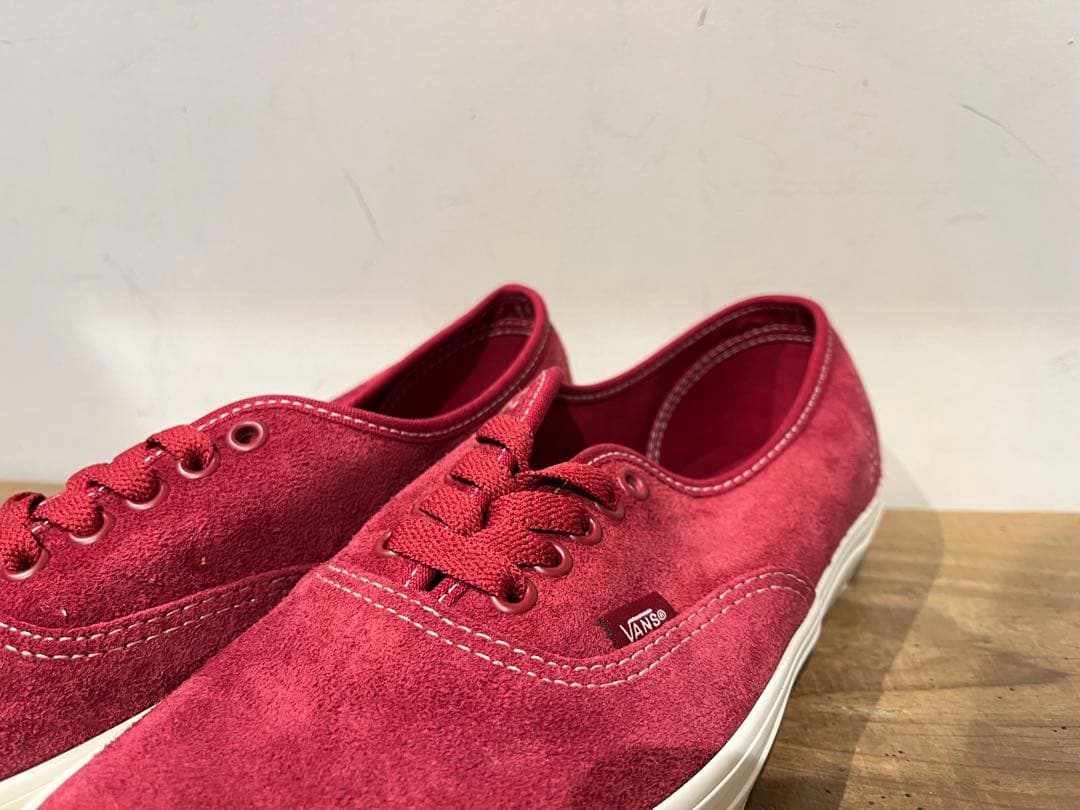 VANS AUTHENTIC SUEDE RED US正規品 赤箱 26.5cm