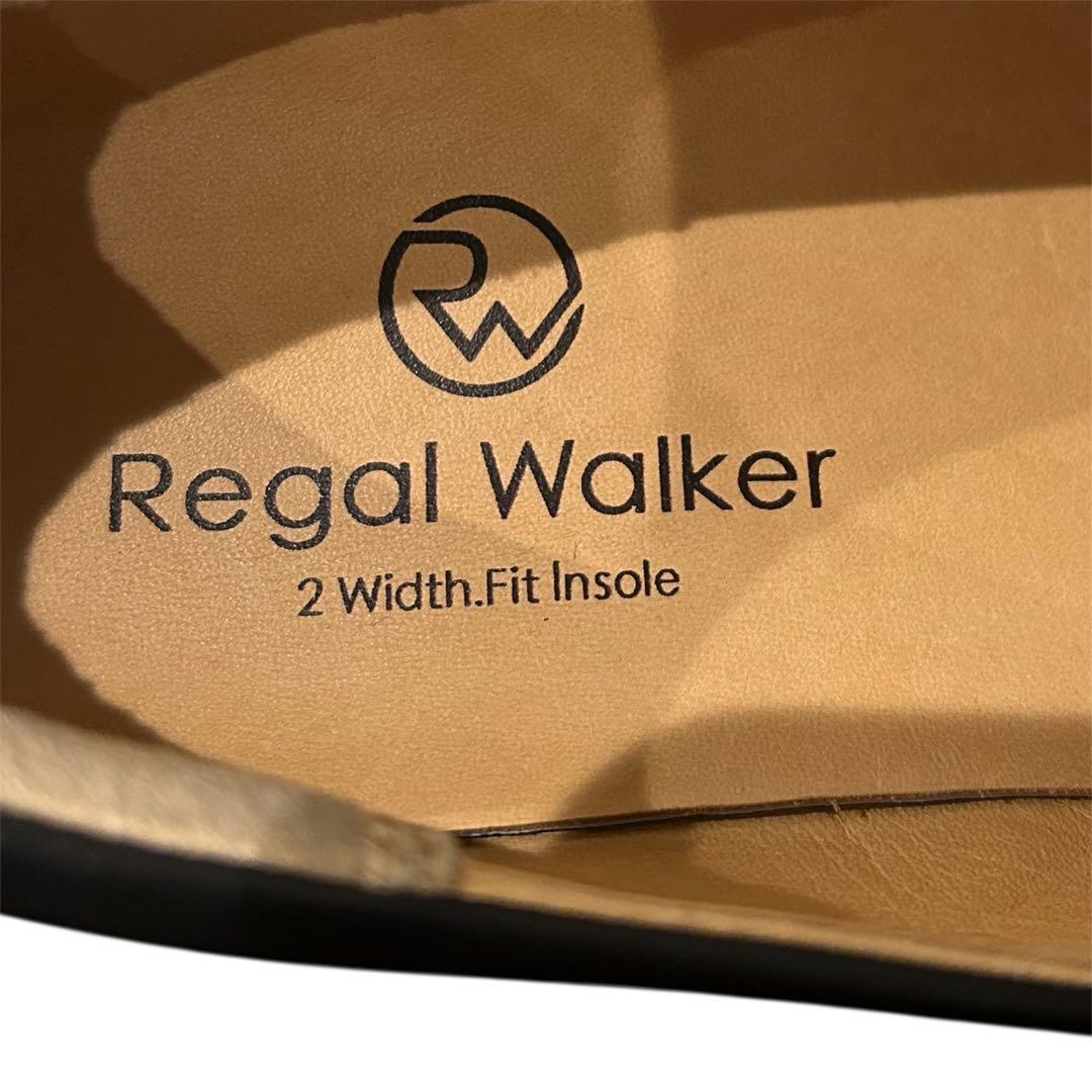 極美品 リーガルウォーカー 23.0 黒 タッセルローファー 3E 幅広 本革