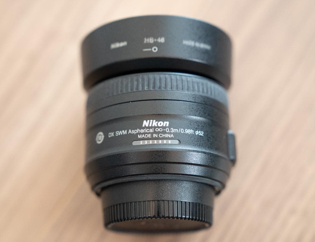 Nikon DX 35mm f1.8レンズ