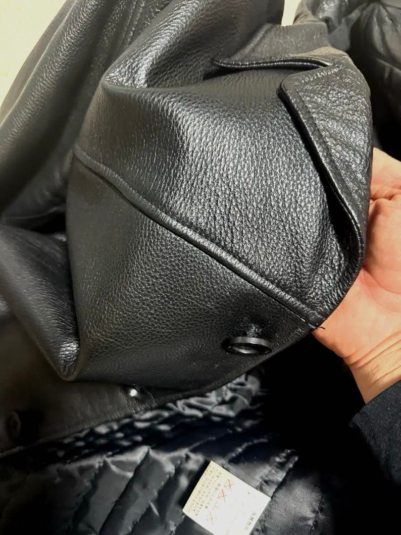 激シボ感　Right-on レザーカーコート