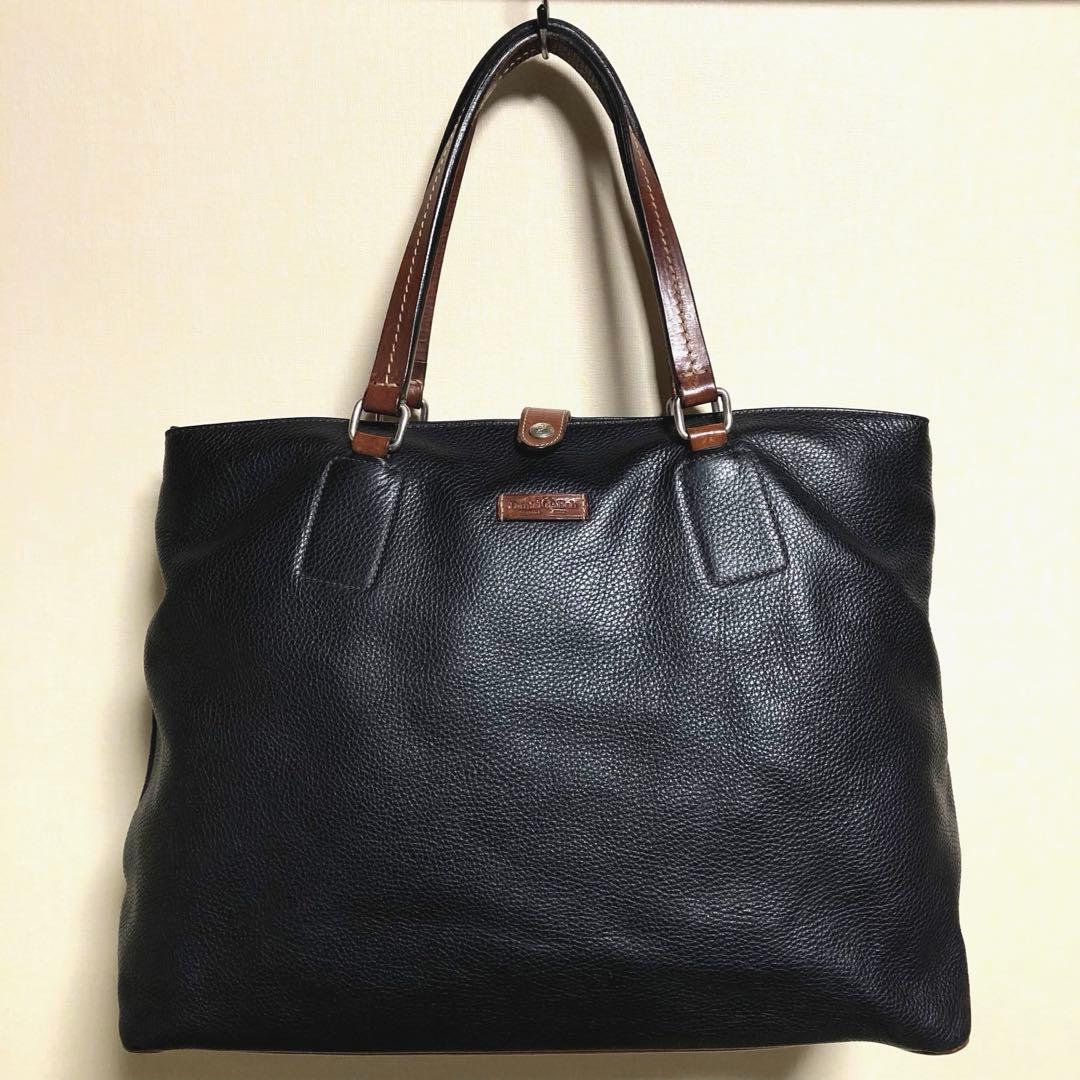 美品✨ダニエル&ボブ トゥモローランド別注 トートバッグ A4可 レザー黒茶