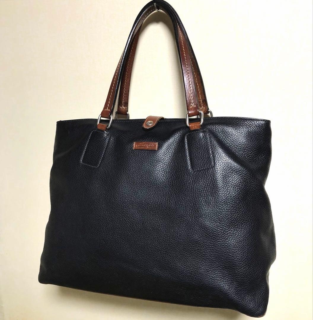 美品✨ダニエル&ボブ トゥモローランド別注 トートバッグ A4可 レザー黒茶