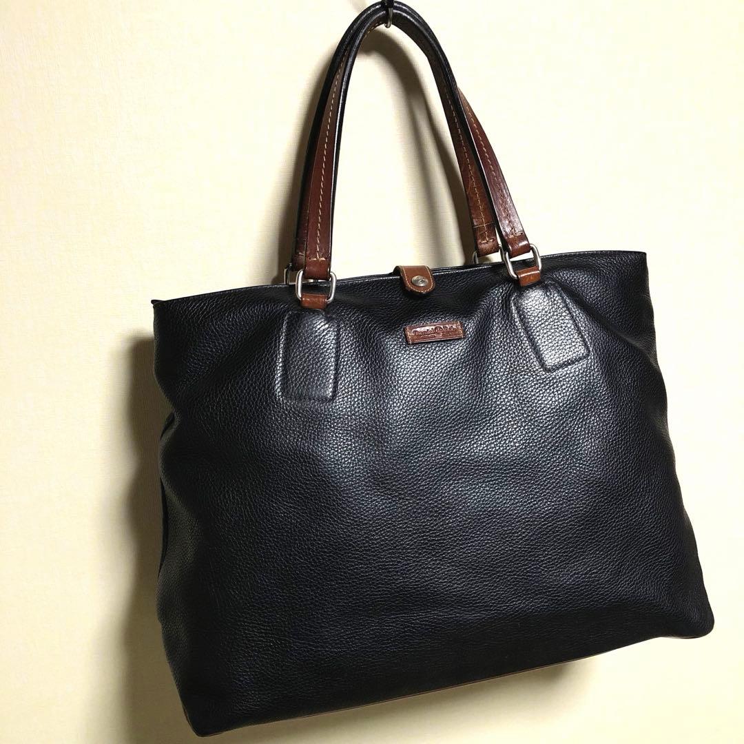 美品✨ダニエル&ボブ トゥモローランド別注 トートバッグ A4可 レザー黒茶