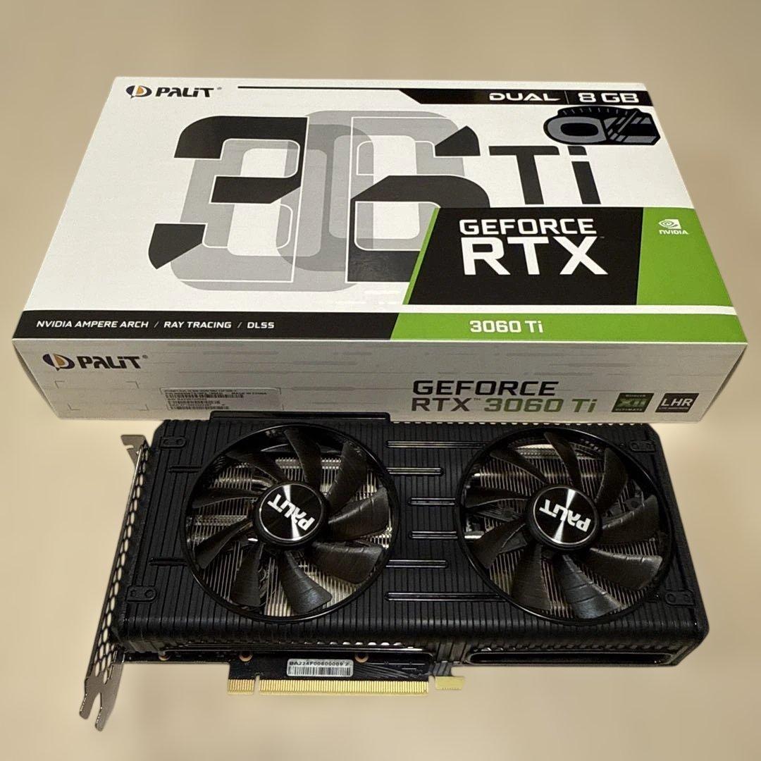 グラフィックボード・グラボ・ビデオカード Palit GeForce RTX 3060 Ti Dual 8GB GDDR6