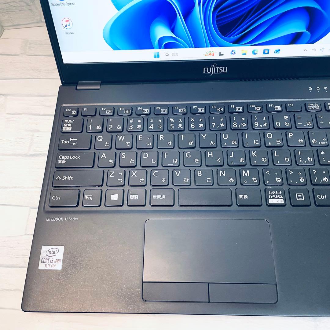 訳あり特価 美品　富士通 薄型ノートPC 第10世代core i5 オフィス