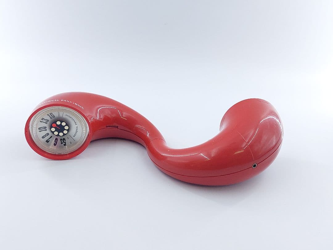 パナペットクルン ナショナル パナソニック R-72 ラジオ 赤色 レトロ