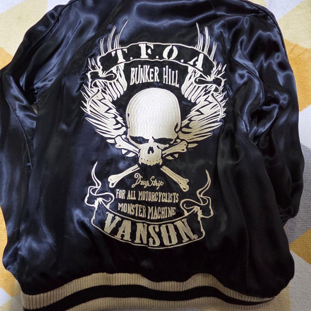 VANSON T.F.O.A. スカジャン デスラビット 武装戦線　WORST