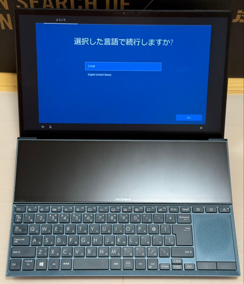 Windowsノート本体 ASUS ZenBook Duo 14 UX482EG Core i7