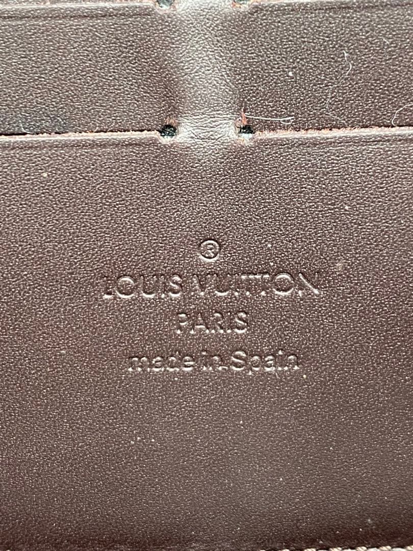 ルイヴィトン ヴェルニ アマラント ジッピーウォレット モノグラム 長財布