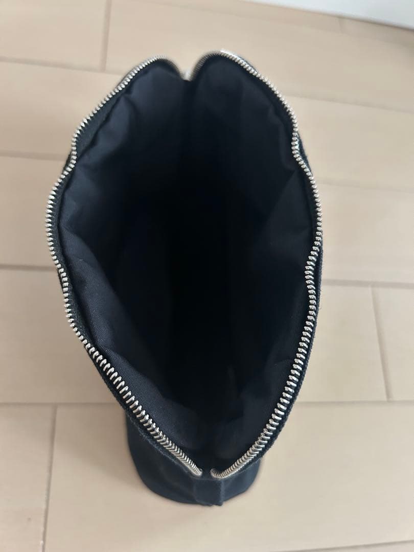 エルメス/ボリード/ポーチ/キャンバス/ブラック