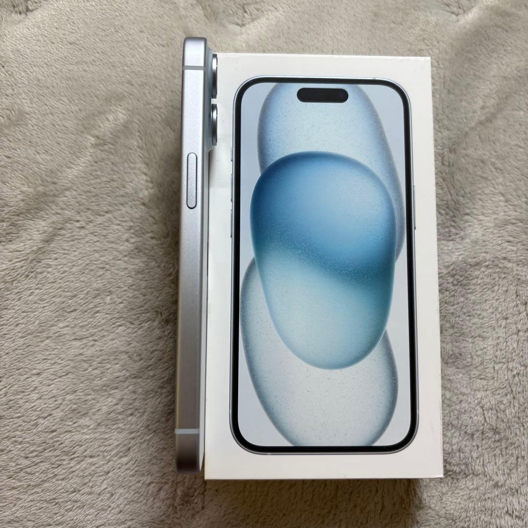 【極美品】Apple iPhone 15 ブルー　SIMフリー　128GB